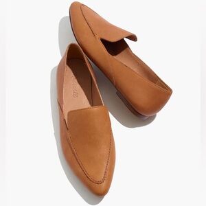 Madewell Tan Leather Loafers